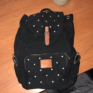 Victoria’s secret PINK black rhinestone backpack